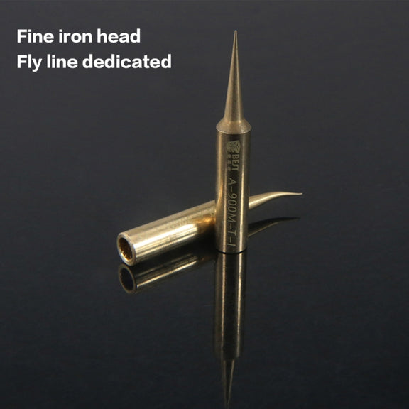 10 PCS BEST Pure Copper Low Temperature Soldering Iron Tip Special for Welding Fly Jump Wire A-900M-T-I