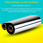 2 PCS Wear-resistant Mixed Wax-based Printer Coated Paper Barcode Ribbon, Size: 11cmx300m