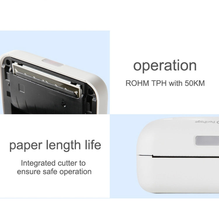 Peripage A6 Portable Inkless Pocket Thermal Bluetooth Printer(Pink)