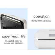 Peripage A6 Portable Inkless Pocket Thermal Bluetooth Printer(Blue)