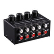 LINEPAUDIO B896 Four-channel Sassive Mixer (Black) -  by PMC TechLife | Online Shopping South Africa | PMC TechLife | Buy Now Pay Later Mobicred