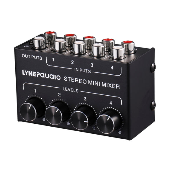 LINEPAUDIO B896 Four-channel Sassive Mixer (Black)