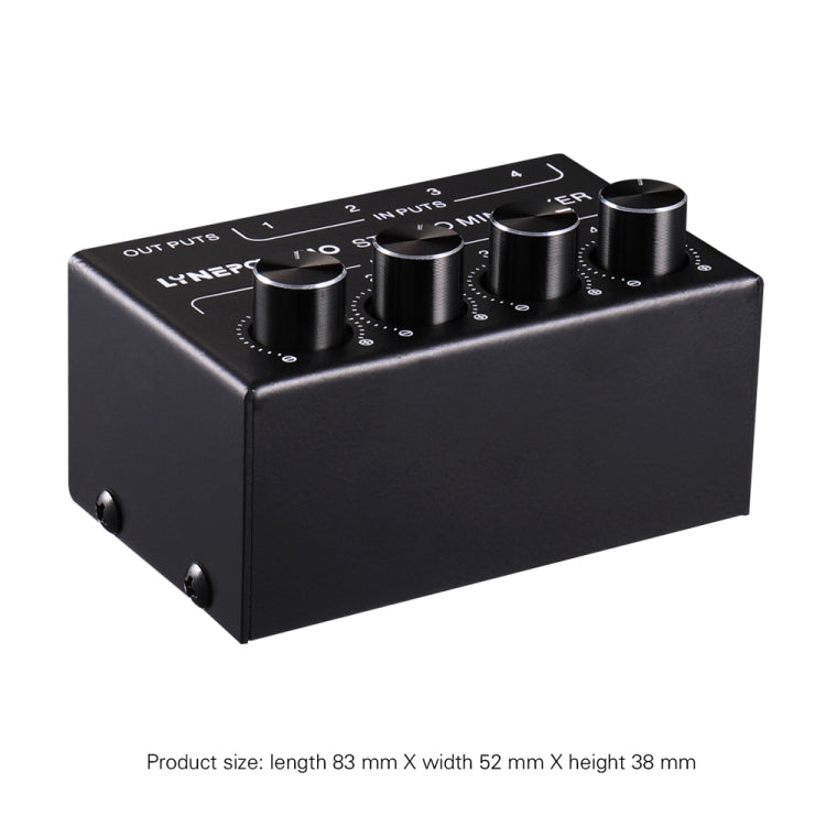 LINEPAUDIO B896 Four-channel Sassive Mixer (Black)