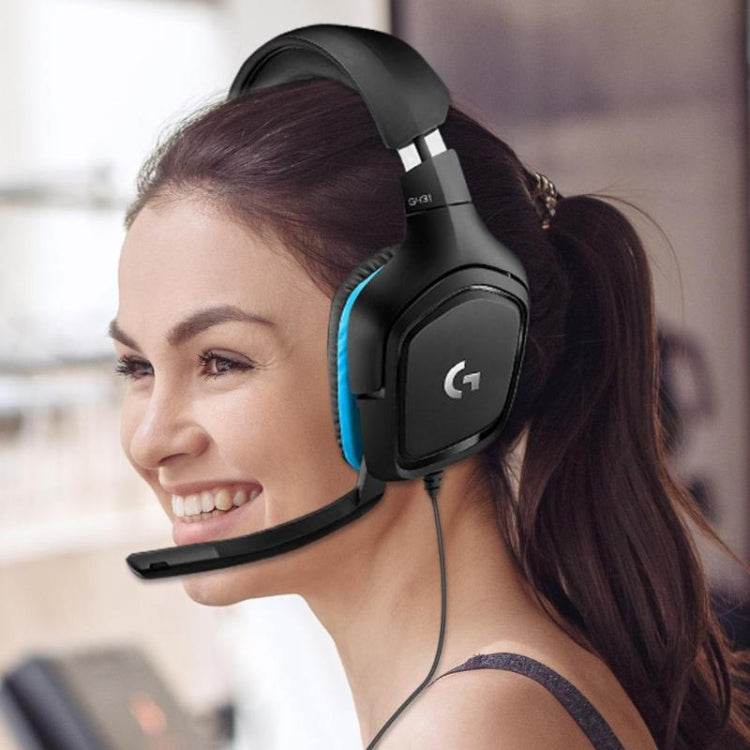 Logitech G431 Dolby 7.1 Surround Sound Stereo Folding Noise Reduction Competition Gaming Headset