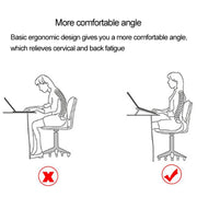 Laptop Height Extender Holder Stand Folding Portable Computer Heat Dissipation Bracket, Size: 22.3x23.5x1.3cm (Silver)
