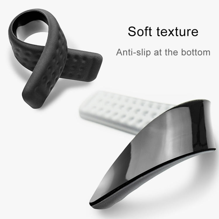 Mechanical Keyboard Wrist Rest Memory Foam Mouse Pad, Size : M (Grey)