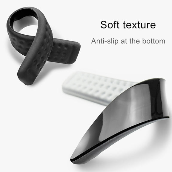 Mechanical Keyboard Wrist Rest Memory Foam Mouse Pad, Size : L (Black)