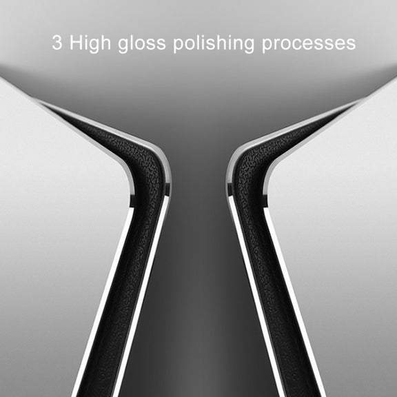 Aluminum Alloy Double-sided Non-slip Mat Desk Mouse Pad, Size : M(Grey)