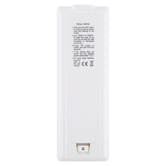 Chunghop K-2988E Universal A/C Remote Controller with Flashlight