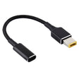 PD 100W 18.5-20V Big Square to USB-C / Type-C Nylon Braid Cable for Lenovo Laptop Notebook, Length: about 30cm - For Lenovo by PMC TechLife | Online Shopping South Africa | PMC TechLife | Buy Now Pay Later Mobicred