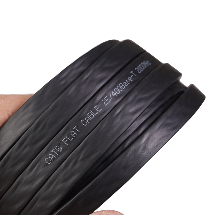 CAT8-2 Double Shielded CAT8 Flat Network LAN Cable, Length: 15m