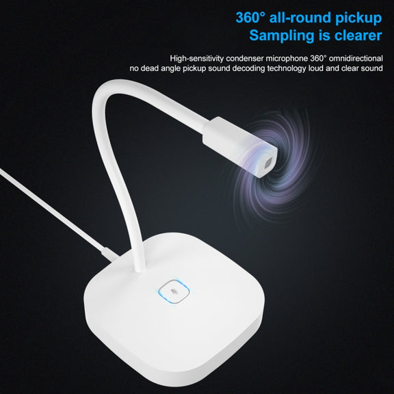 Yanmai G22 USB Desktop Computer Microphone (White)