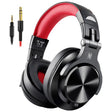 OneOdio A71 Head-mounted Noise Reduction Wired Headphone with Microphone (Black Red) - free shipping - PMC TechLife - Order now!