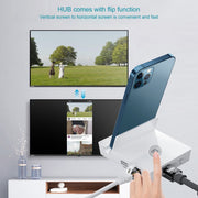 THT-020-1 Multi-functional HD Display Screen Converter with Network Card Function & Charging Base