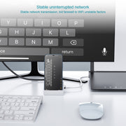 THT-020-1 Multi-functional HD Display Screen Converter with Network Card Function & Charging Base