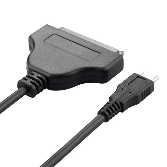 USB Type-C / USB-C to SATA 2 7+15 Easy Drive Cable, Length: 20cm