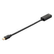 Mini DP to 1080P HD HDMI PP Yarn Woven Net Adapter Cable (Black)