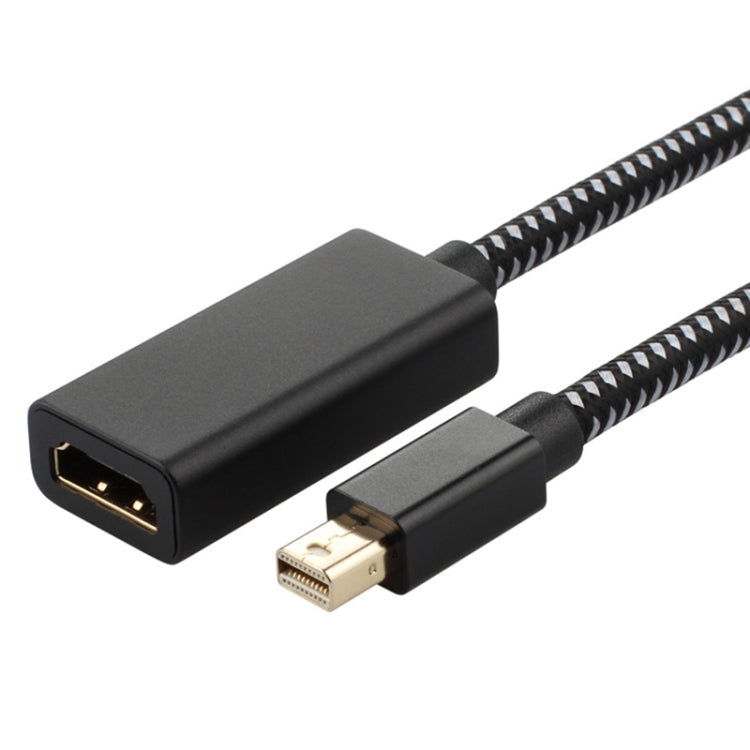Mini DP to 1080P HD HDMI PP Yarn Woven Net Adapter Cable (Silver)