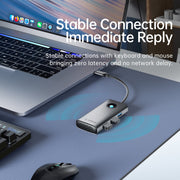 ORICO PW11-5P Type-C / USB-C 5-in-1 5Gbps Multifunction Docking Station(Dark Gray)