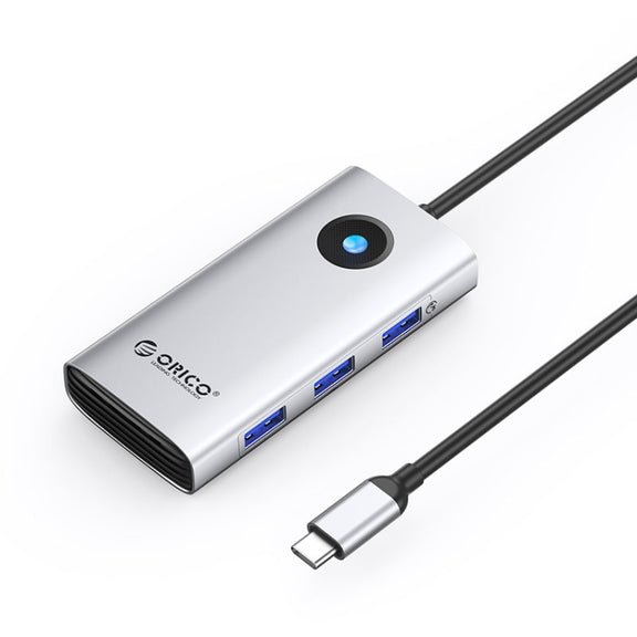 ORICO PW11-6P Type-C / USB-C 6-in-1 5Gbps Multifunction Docking Station (Silver)