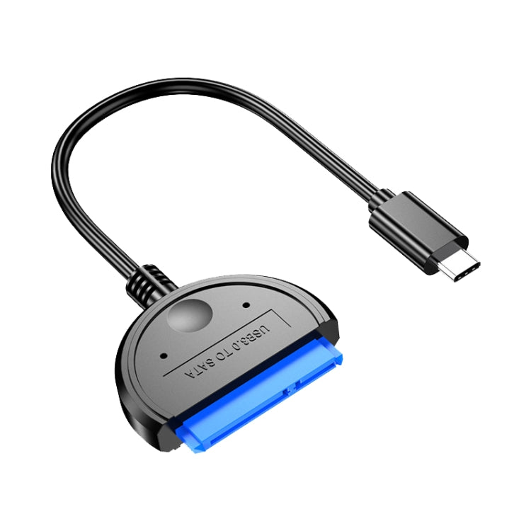 TC44 USB-C / Type-C to SATA Hard Disk Drive Converter for 2.5 inch Solid State and Mechanical Hard Drives (Black)