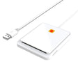 Rocketek CR317 USB 2.0 SIM  / ID / CAC Smart Card 2 in 1 Card Reader (White) -  by ROCKETEK | Online Shopping South Africa | PMC TechLife | Buy Now Pay Later Mobicred