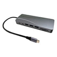 Rocketek HC451 Type-C to 60W PD + 4K HDMI + DP + 100M RJ45 14 in 1 HUB Adapter - USB HUB by ROCKETEK | Online Shopping South Africa | PMC TechLife | Buy Now Pay Later Mobicred