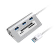 Rocketek HC423 USB3.0 x 3 + SD / TF / CF Card Reader HUB Adapter - USB 3.0 HUB by ROCKETEK | Online Shopping South Africa | PMC TechLife | Buy Now Pay Later Mobicred
