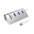 Rocketek HC422 USB3.0 x 3 + SD / TF Card Reader HUB Adapter - free shipping - PMC TechLife - Order now!