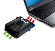 Ice Troll 5 COOLCOLD Portable Laptop Cooling Fan Air Cooler Speed Adjustable High Performance Notebook Fan Cooler Controller(Black) - Cooling Pads by COOLCOLD | Online Shopping South Africa | PMC TechLife | Buy Now Pay Later Mobicred