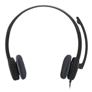 Logitech H151 Wired Headphone Single 3.5mm Earphone Gaming Headset Stereo with MIC