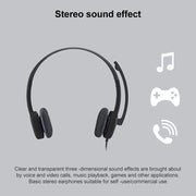 Logitech H151 Wired Headphone Single 3.5mm Earphone Gaming Headset Stereo with MIC