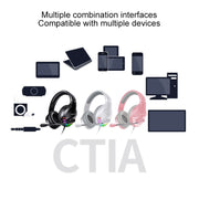 YINDIAO Q2 Head-mounted Wired Gaming Headset with Microphone, Version: Single 3.5mm(Black)