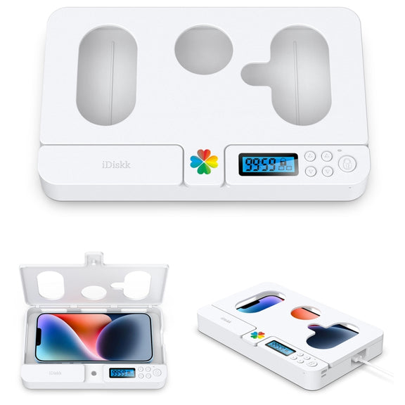 Self-discipline Smart Phone Lock Timing Box (White)
