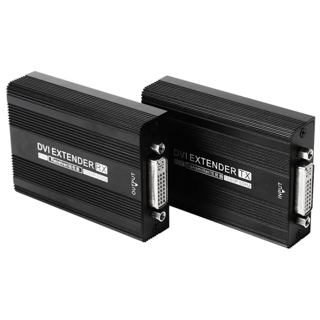 Measy DVI1815 DVI Extender Transmitter and Receiver Converter, POE Single Power Supply, Transmission Distance: 150m(US Plug)