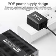 Measy DVI1815 DVI Extender Transmitter and Receiver Converter, POE Single Power Supply, Transmission Distance: 150m(AU Plug)