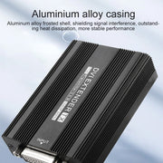 Measy DVI1815 DVI Extender Transmitter and Receiver Converter, POE Single Power Supply, Transmission Distance: 150m(UK Plug)
