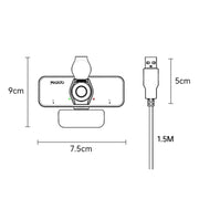 Yesido KM13 1080P 2.0MP USB Webcam, Cable Length 1.5m