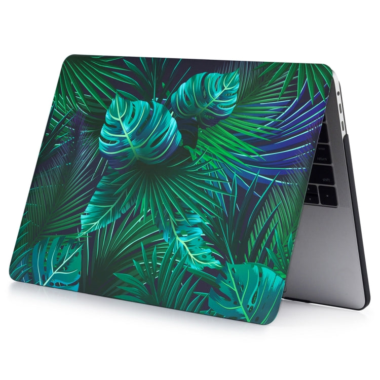 Palm Leaves Pattern PC Hard Shell Case for Macbook Pro 13.3 inch with Touch Bar