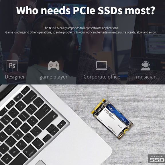 Netac N930ES 256GB M.2 2242 PCIe Gen3x2 Solid State Drive