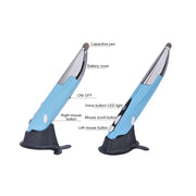 PR-06S 4-keys Smart Wireless Optical Mouse with Stylus Pen Function, Support Voice Operation / Translation (Blue)
