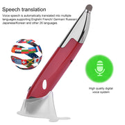 PR-06S 4-keys Smart Wireless Optical Mouse with Stylus Pen Function, Support Voice Operation / Translation (Red)