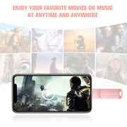 Richwell 3 in 1 64G Type-C + Micro USB + USB 3.0 Metal Flash Disk with OTG Function(Silver)