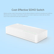Tenda S108 8 Ports 10 / 100Mbps Fast Ethernet Network Switch LAN HUB
