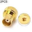 2 PCS BNC Female to SMA Male RF Coaxial Connector - DVB-T & Simulation Antenna by PMC TechLife | Online Shopping South Africa | PMC TechLife