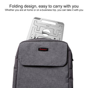 COOLCOLD U2S Portable Foldable Hollow Double Triangle Height Adjustable Aluminum Alloy Bracket for Laptop