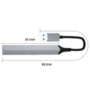 V253A 5 in 1 USB to USB Multifunctional Docking Station HUB Adapter