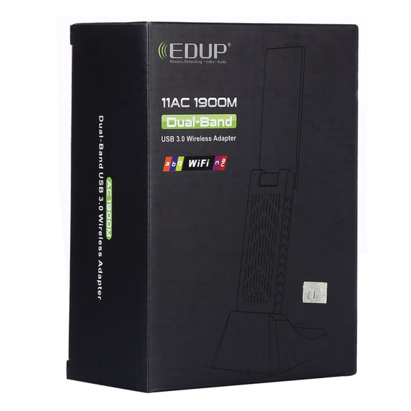 EDUP EP-AC1675 AC1900Mbps 2.4GHz & 5.8GHz Dual Band USB3.0 WiFi Adapter External Network Card