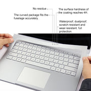 4 in 1 Notebook Shell Protective Film Sticker Set for Microsoft Surface Book 2 15 inch(Silver)