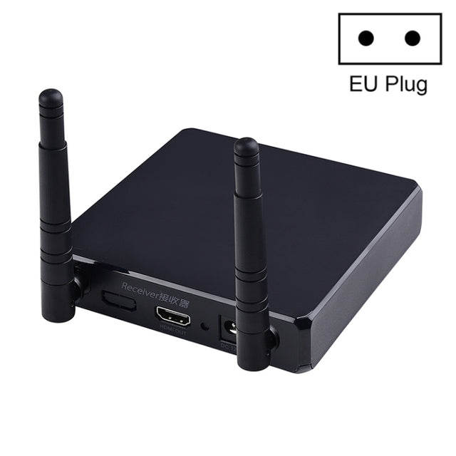 Measy FHD686-2 Full HD 1080P 3D 2.4GHz / 5.8GHz Wireless HD Multimedia Interface Extender 1 Transmitter + 2 Receiver, Transmission Distance: 200m(EU Plug)